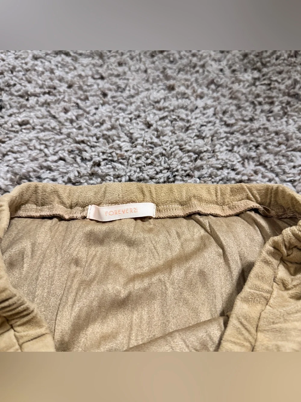 Vintage Suede Forever 21 Skirt